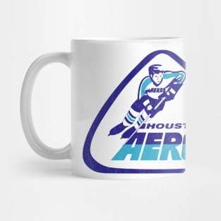 Defunct Houston Aeros Hockey 1972 Mug